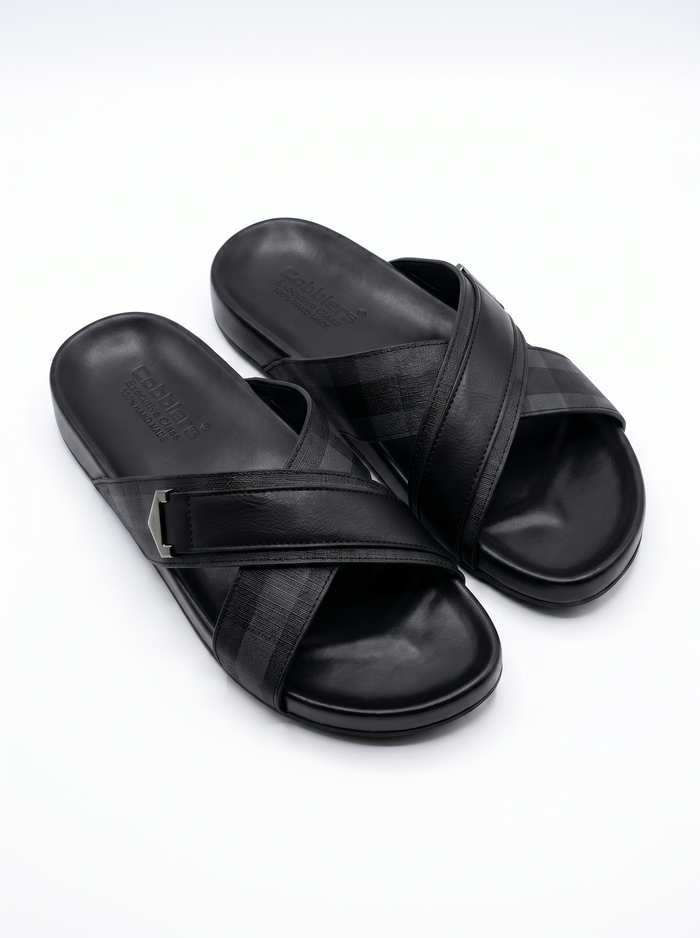 Black 6130 Slippers