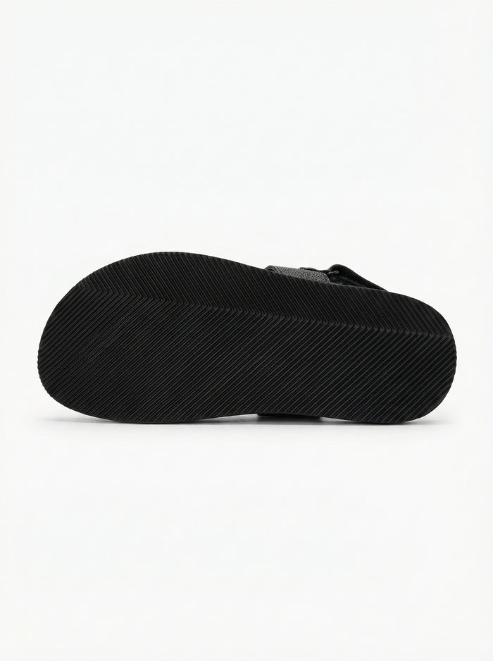 Black 7112 Sandals