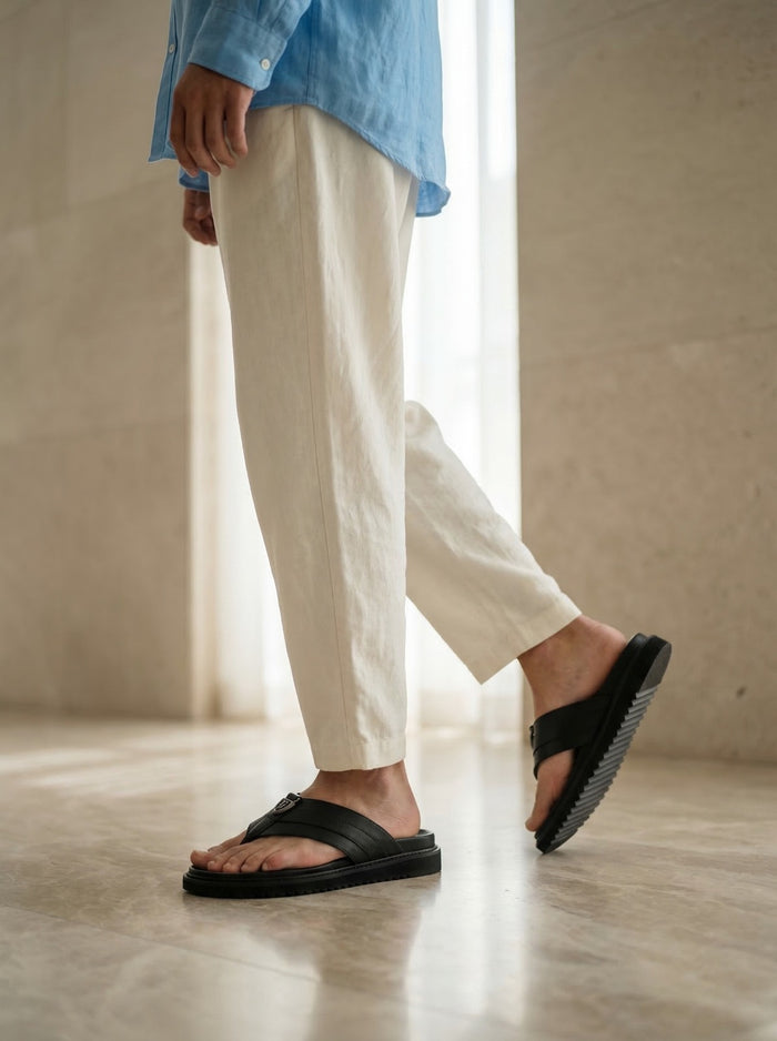Black 7113-2 Slippers