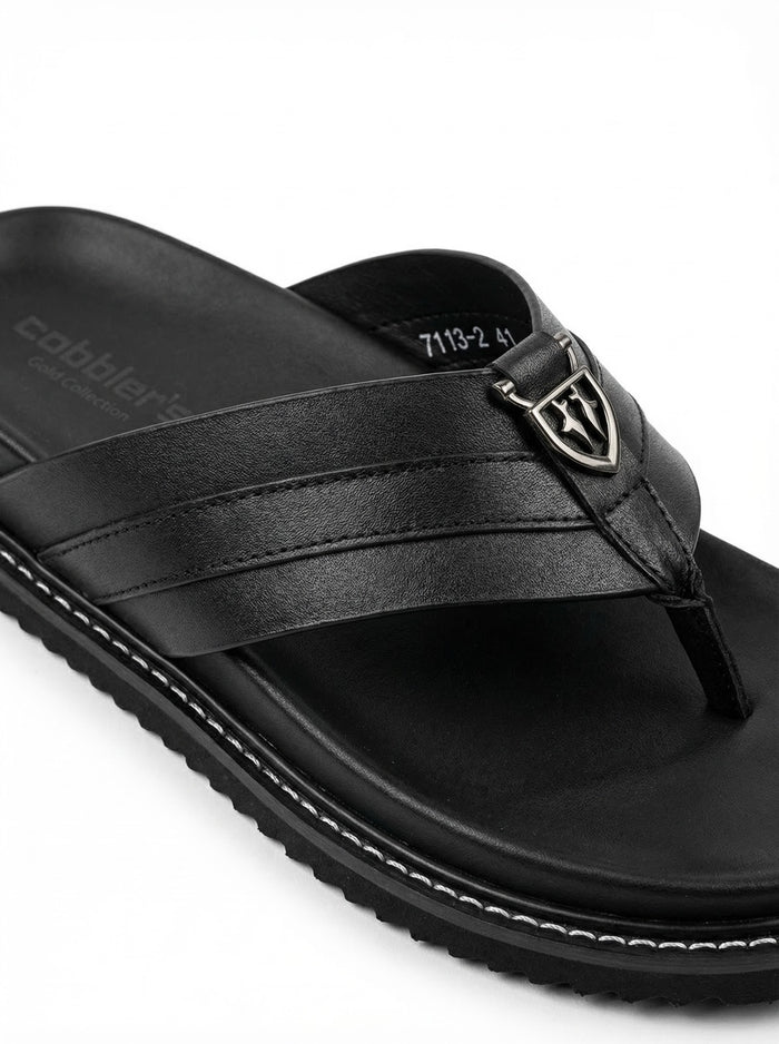 Black 7113-2 Slippers