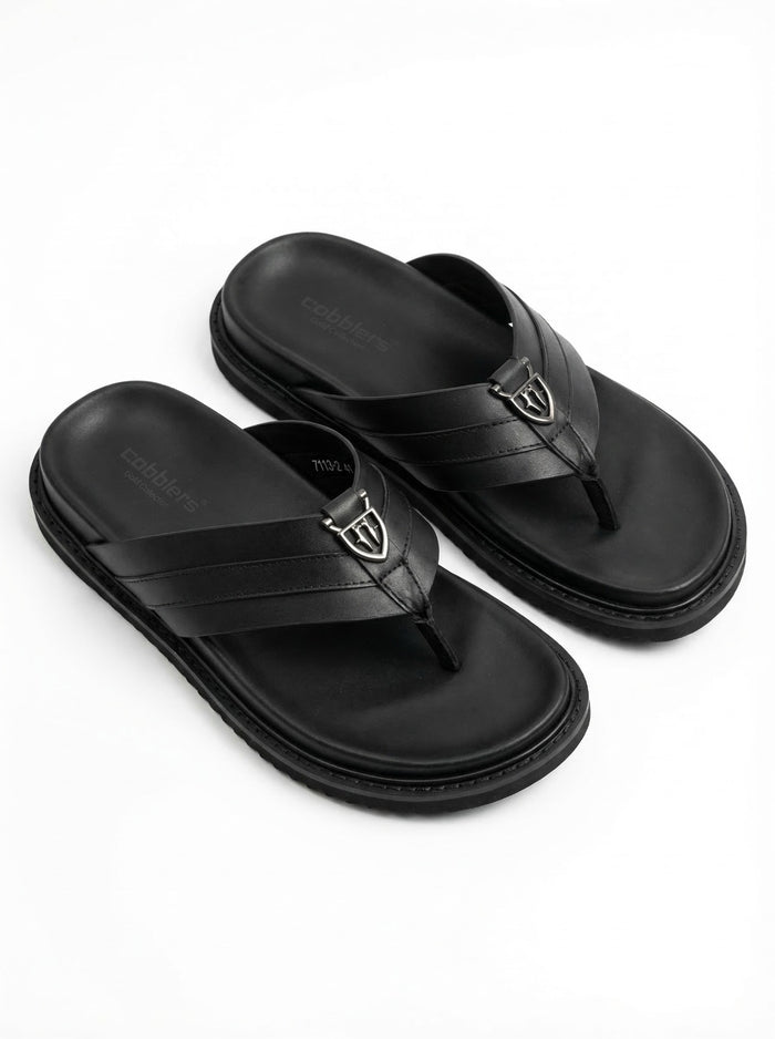 Black 7113-2 Slippers