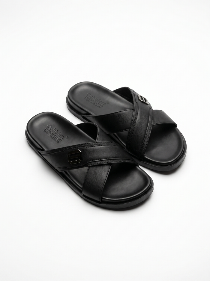 Black 775 Slippers