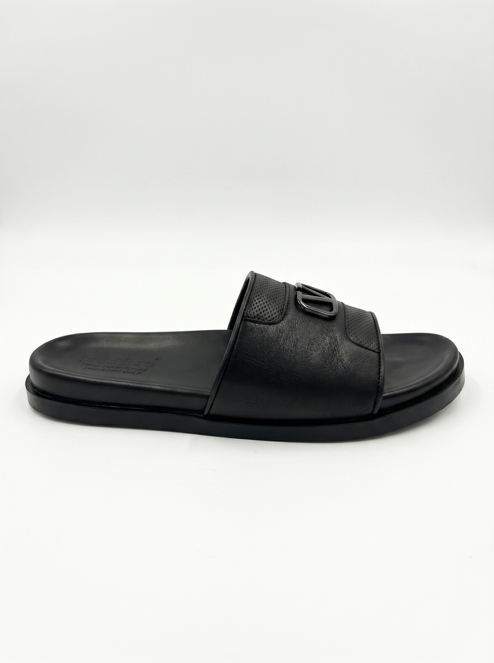 Black 777 Slippers