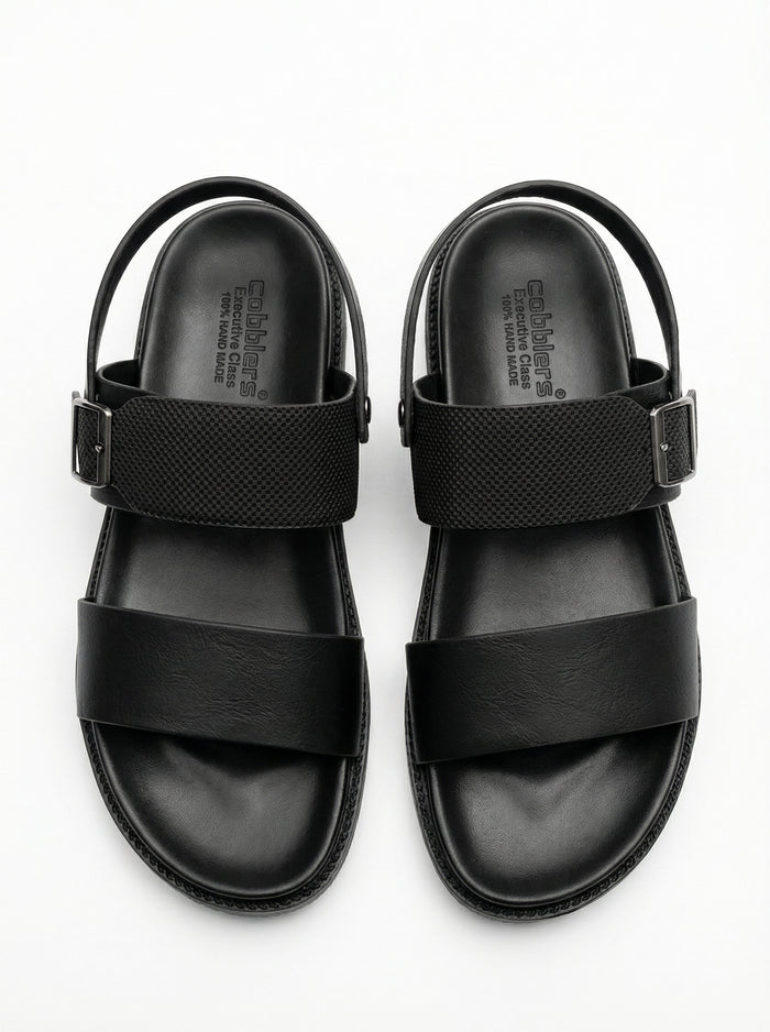 Black A6 Sandals