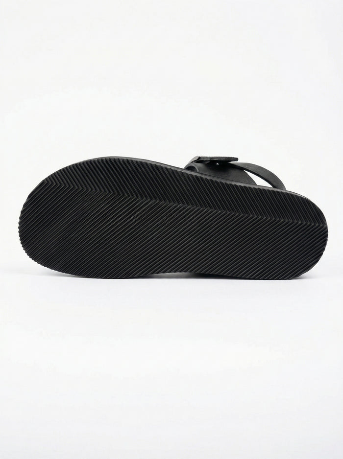 Black A6 Sandals