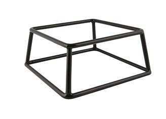 Black Anti - Slip Buffet Riser 18cm x 18cm x 8cm