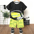 BLACK LEMON DRAGON SHORT SET
