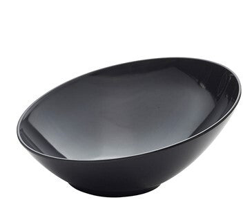 Black Melamine Slanted Buffet Bowl 30 x 29 x 13cm