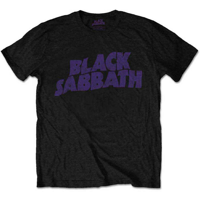 Black Sabbath T-Shirt - Wavy Logo Vintage Rock Off