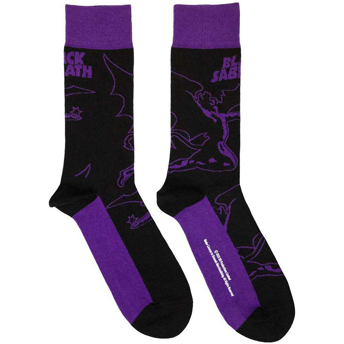 Black Sabbath Unisex Socks - Logo & Demon Rock Off