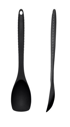 Black Silicone Spoon 30cm