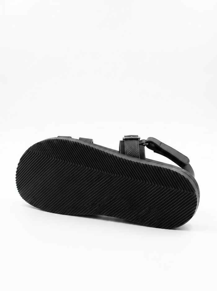 Black T-6-P Sandals