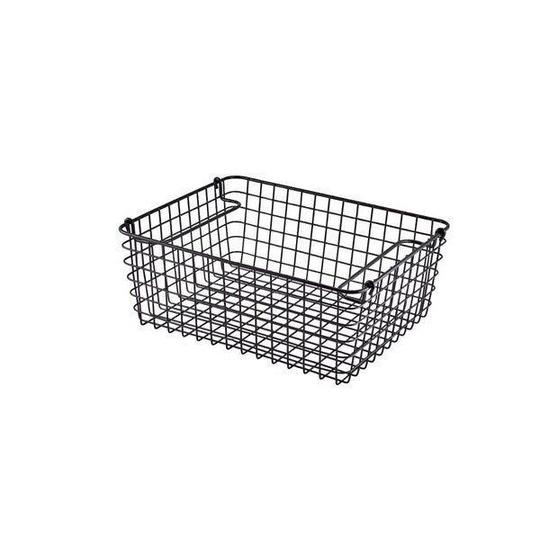 Black Wire Display Basket GN 1/2 31.3cm x 25.3cm x 12cm