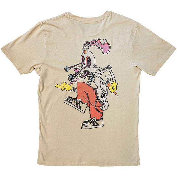 Blink 182 Unisex T-Shirt - Roger Rabbit (Back print) Rock Off