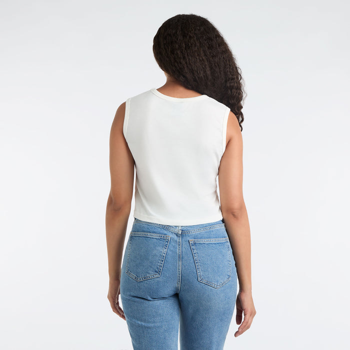 Blondie Sleeveless Crop Top, Ladies Amplified