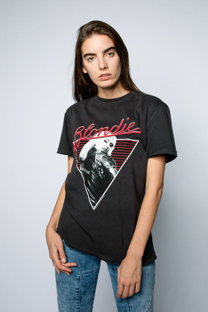 Blondie T-Shirt - Charcoal Amplified