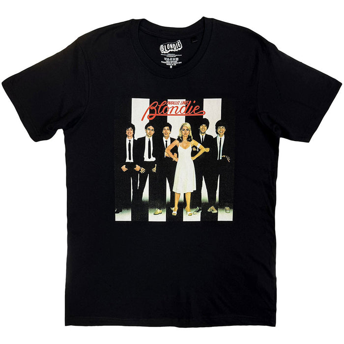 Blondie Unisex T-Shirt: Parallel Lines (Back Print)