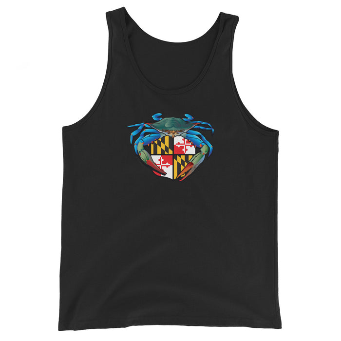 Blue Crab Maryland Crest, Unisex Tank Top