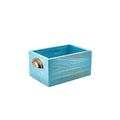 Blue Wash Acacia Wood Display Drawer 21.5cm X 15cm X 11cm
