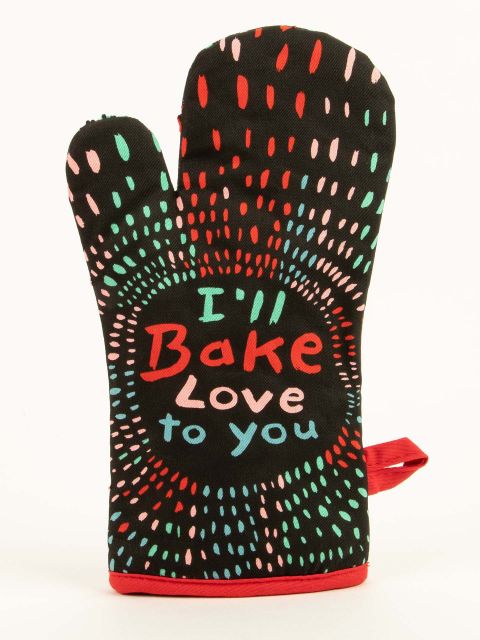 Blueq "I'll Bake Love To You" Oven Mitt BLUEQ