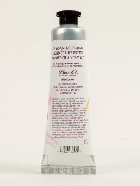 BLUEQ "I'm A Delicate Fucking Flower Natural Hand Cream - Lily With A Splash Of Rose Water BLUEQ