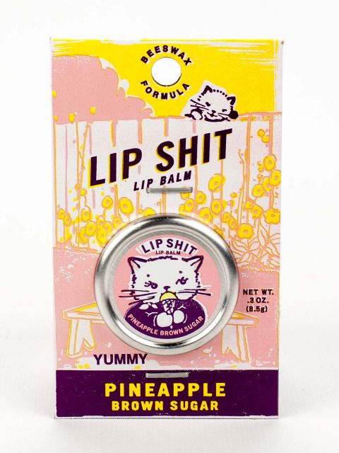 BlueQ Lip Shit Balm "Pineapple Brown Sugar" BLUEQ