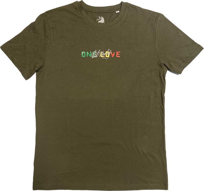 Bob Marley - One Love Dreads , Back print & Embroidery Rock Off