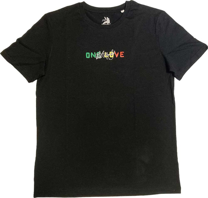 Bob Marley - One Love Portrait , Back print & Embroidery Rock Off