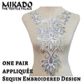 Bodice Sequin Embroidered Appliquee
