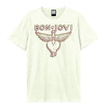 Bon Jovi Unisex T-Shirt - Hold On Orange