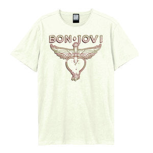 Bon Jovi Unisex T-Shirt - Hold On Orange