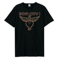 Bon Jovi Unisex T-Shirt - Hold On Orange