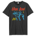 Bon Jovi Unisex T-Shirt - Slippery When Wet Red