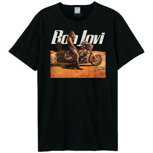 Bon Jovi Unisex T-Shirt - Wanted Dead Or Alive