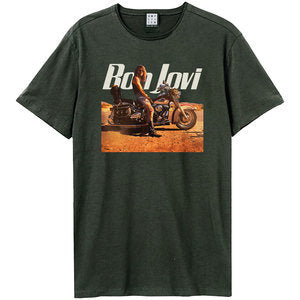 Bon Jovi Unisex T-Shirt - Wanted Dead Or Alive