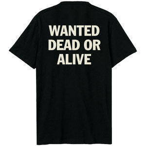 Bon Jovi Unisex T-Shirt - Wanted Dead Or Alive