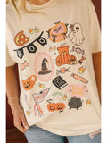Boo Halloween Collage Graphic Tee