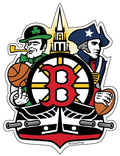 Boston Sports Fan Crest, Large Decal