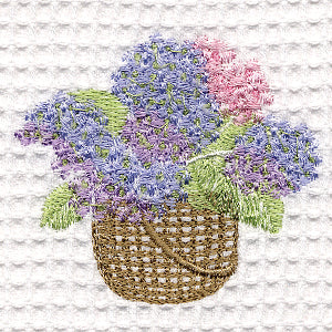 Hydrangea Basket (Pink/Blue)