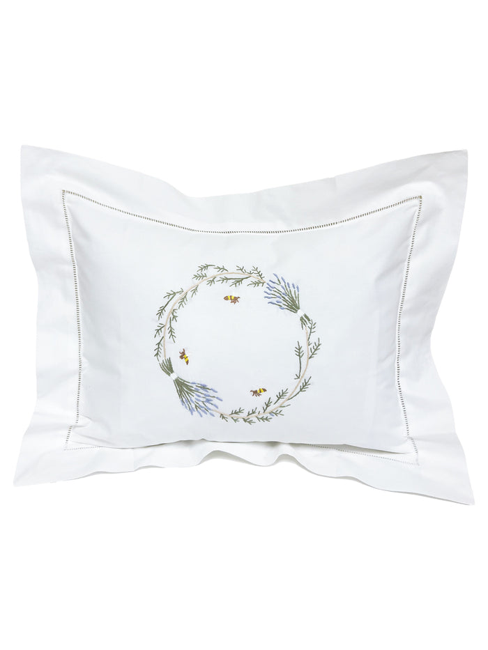 Boudoir Pillow Cover, Lavendar Bees