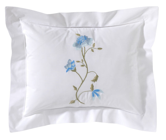 Boudoir Pillow Cover, Lavendar Wreath