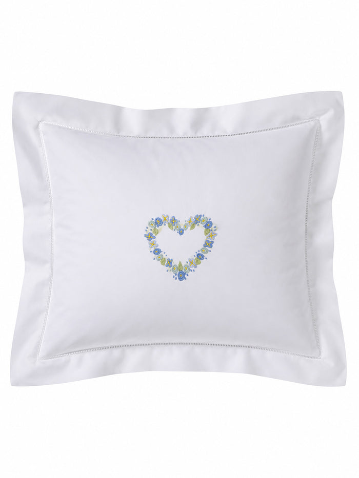 Boudoir Pillow Cover, Rosebud Heart