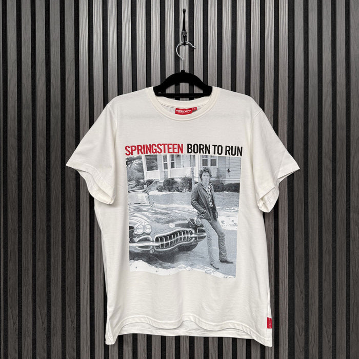 Bruce Springsteen Unisex Unplugged T-Shirt: Born To Run (Back Print)