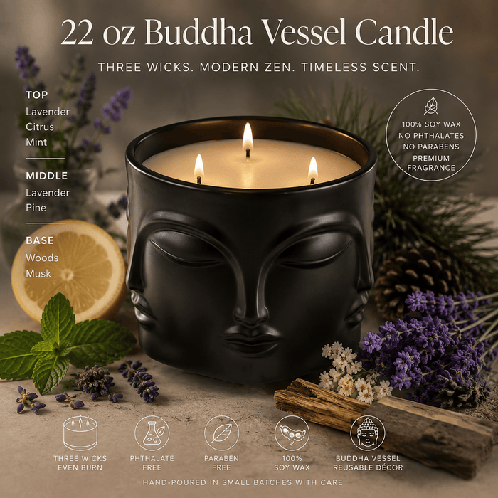 Buddha Inspired Candle 22oz