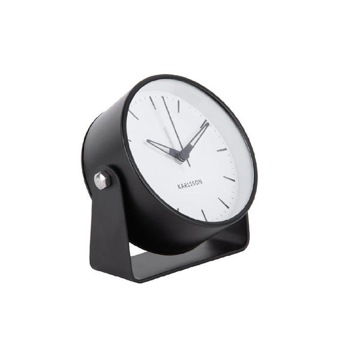 Karlsson Calm Alarm Clock with Light - Black | Koop.co.nz
