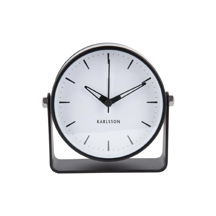 Karlsson Calm Alarm Clock with Light - Black | Koop.co.nz