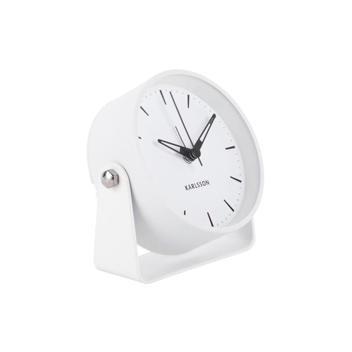 Karlsson Calm Alarm Clock with Light - White | Koop.co.nz
