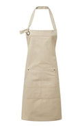 Canvas Bib Apron With Front Pocket Heavy Duty 28" X 34"