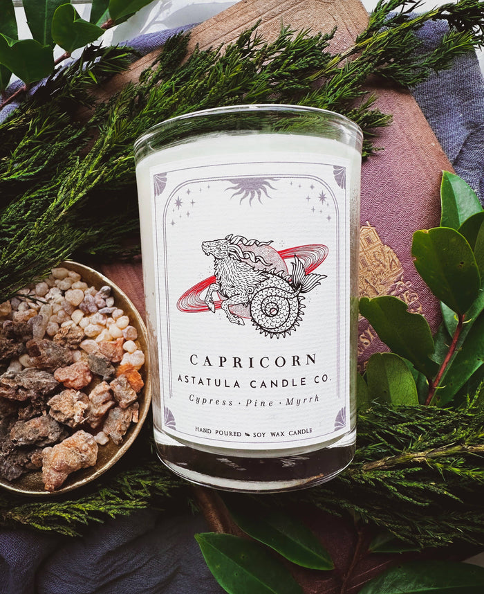 Capricorn Zodiac Candle
