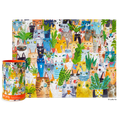 Cat Plant Exchange Puzzle | 500 Piece Puzzle